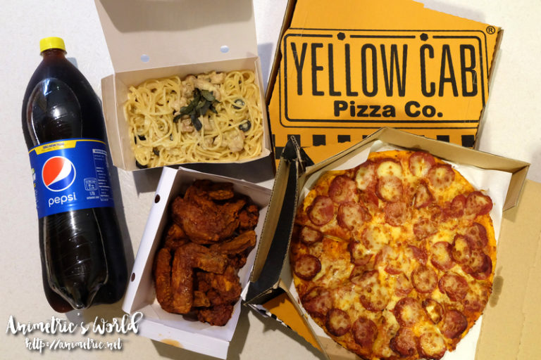 Red White Blue Sale at Yellow Cab Pizza Co Animetric's World