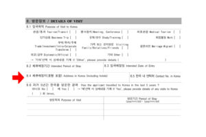 Korean Visa Application